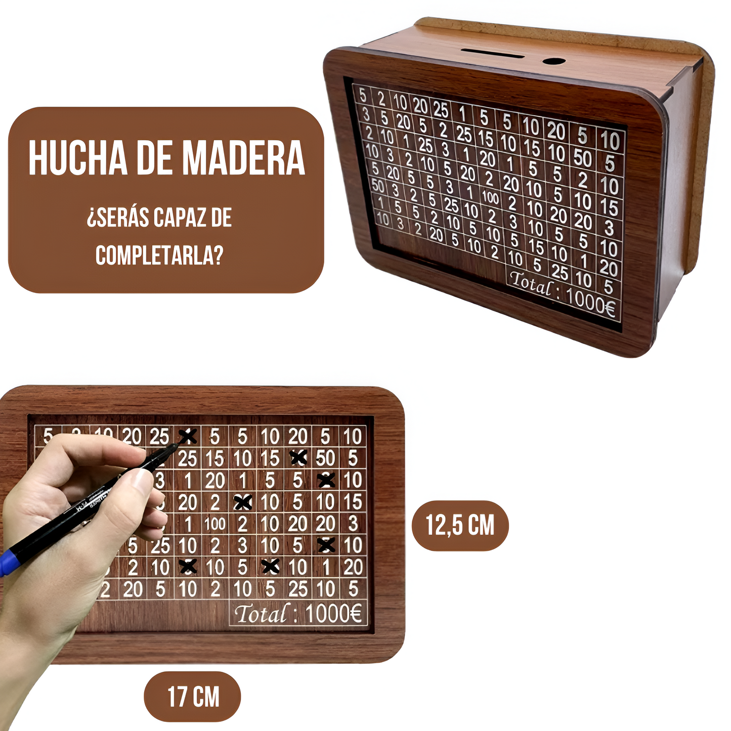 Hucha de madera